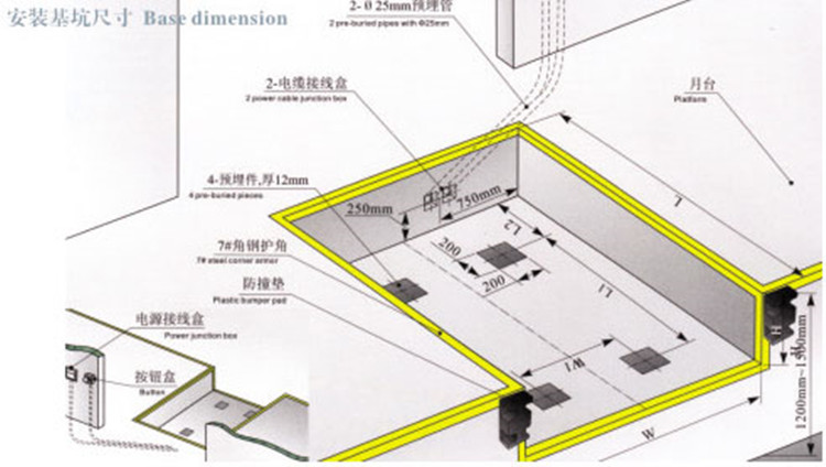 固定式登车桥